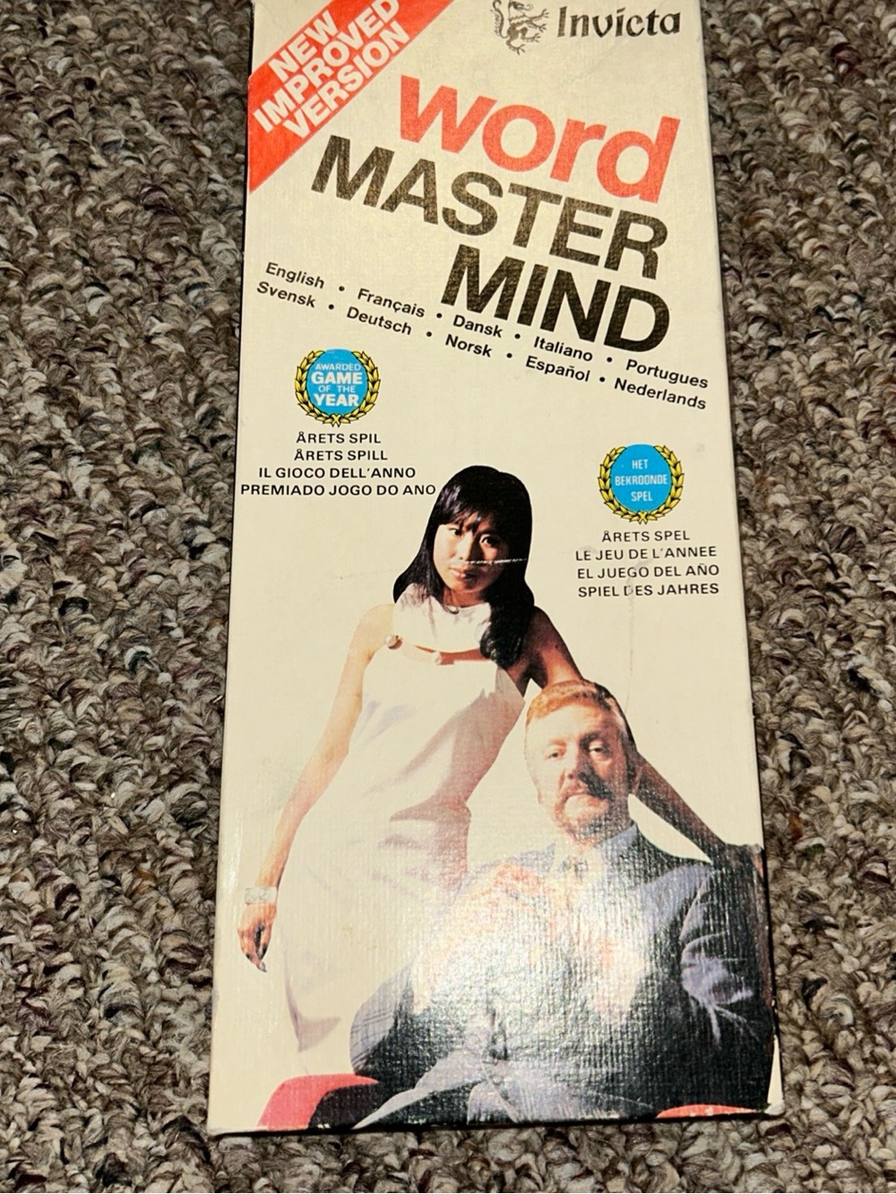 Word Mastermind Board Game By Invicta, Strategy Game, 1975, *Complete*